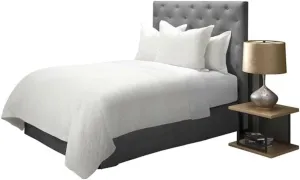 Aico Amini Kristel 6 pc King Duvet Set in Natural