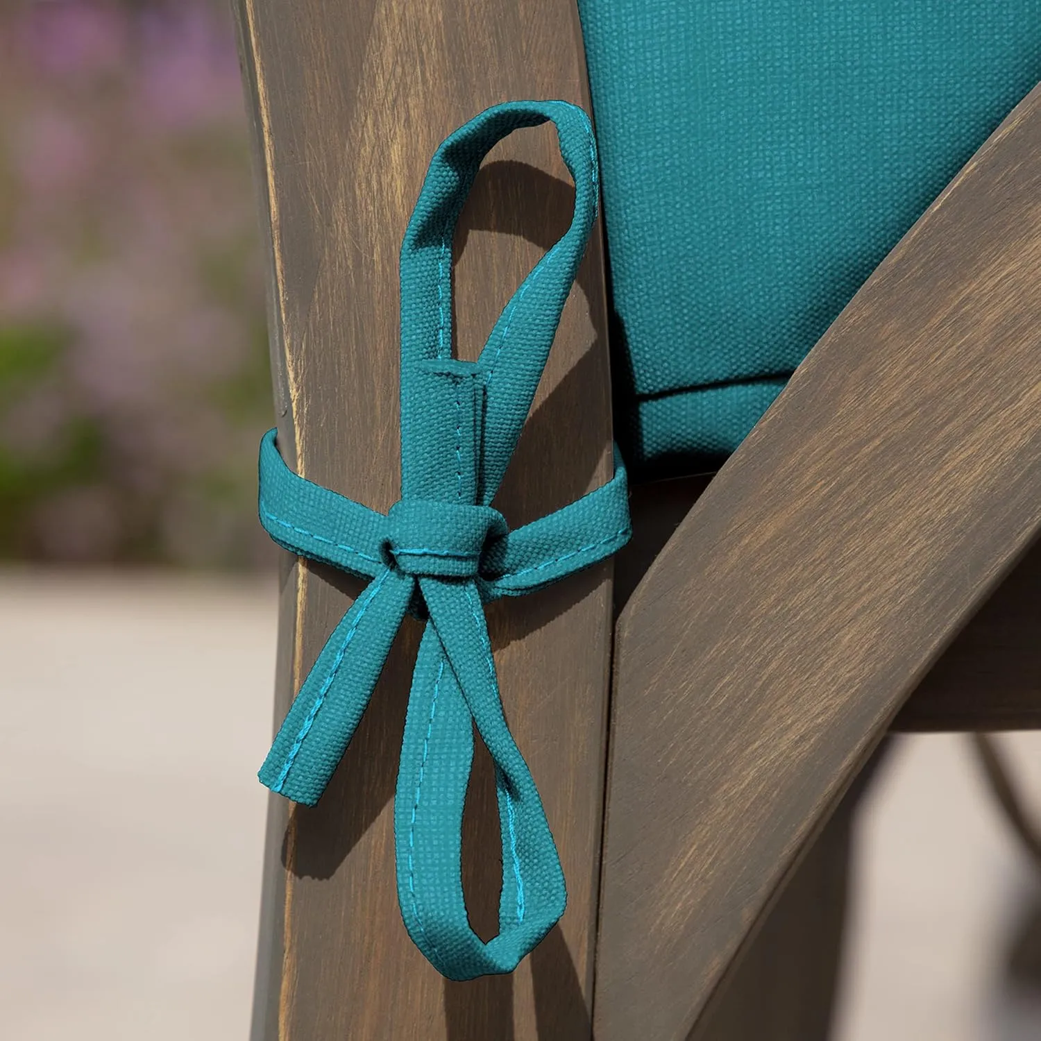 ARDEN Outdoor Dining Chair Cushion, 21 x 21, Rain-Proof, Fade Resistant 21 x 21, Lake Blue Leala