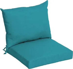 ARDEN Outdoor Dining Chair Cushion, 21 x 21, Rain-Proof, Fade Resistant 21 x 21, Lake Blue Leala