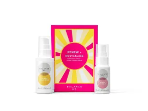 Balance Me Renew   Revitalise Skin Care Set, Includes Vitamin C Repair Serum & Wonder Eye Cream, Skin Care Kit with 2 Award Winning Products