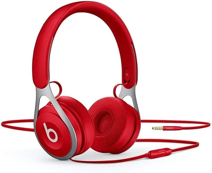 Beats EP Wired On-Ear Headphone, Red (Renewed)