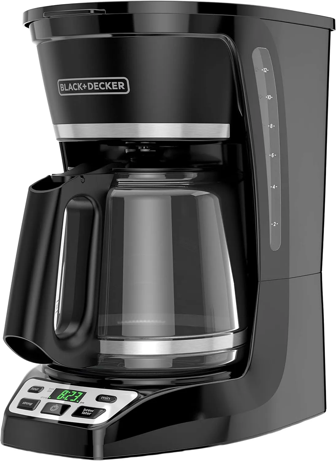 BLACK DECKER 12-Cup* Programmable Coffeemaker, Black