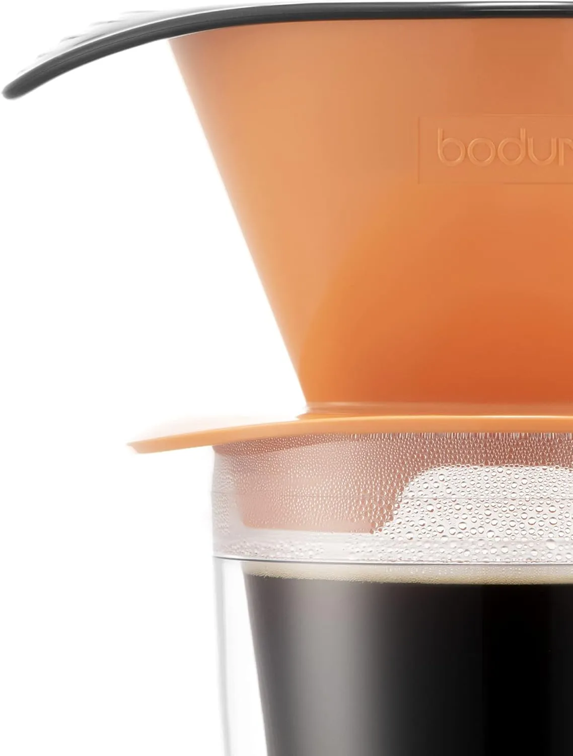 BODUM POUR OVER K11872-447SSA-Y21 Double Wall Mug, 11.8 fl oz (350 ml), Bellini (Limited Color)