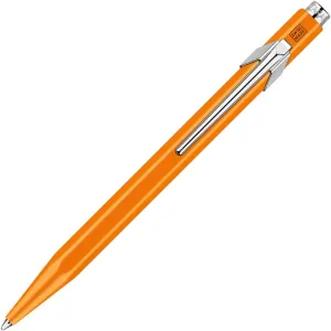 CREATIVE ART MATERIALS Caran D'ache Ballpoint Pen Metal Fluor Orange (849.030)