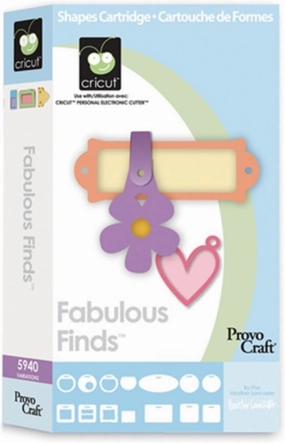 Cricut Provo Craft & Novelty Cartridge, Fabulous Finds