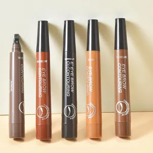 Eyebrow Contouring Pencils, Set of 4, Assorted Shades