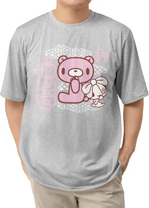 Isaac Morris Limited Gloomy Bear and Bunny Kanji Men’s and Women’s Short Sleeve T-Shirt