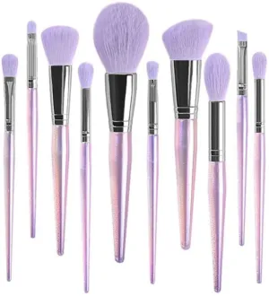 Makeup Brush Profession Makeup Brushes Set 10 PCS Cosmestic Foundation Powder Blush Fiber Beauty Pens Make Up Tool