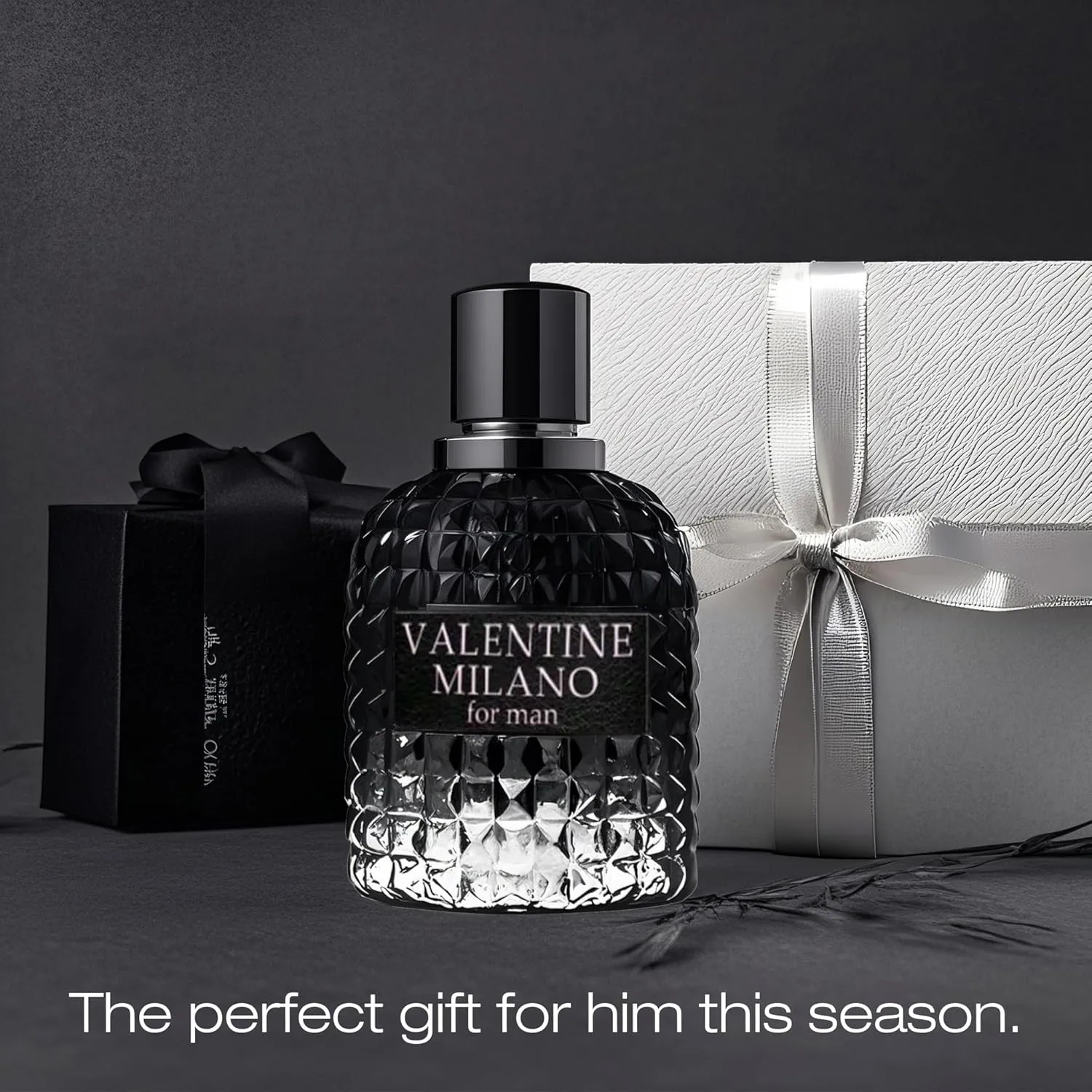 Men's Cologne Valentine Milano&Very Excited Eau de Parfum Gift Set - 3.4 Fl Oz Each | Citrus Spicy & Woody Ambergris Fragrance | Luxury Perfume for Day & Night
