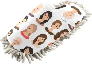 Mop Slippers Shoes, Unisex Cleaning House Slippers Spa Dusting Slippers M-L