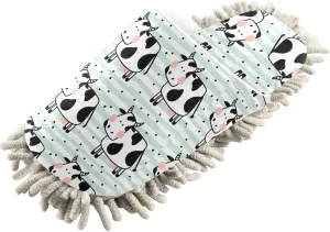 Mop Slippers Shoes, Unisex Cleaning House Slippers Spa Dusting Slippers M-L
