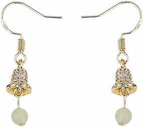 New 2026 925 Sterling Silver Jade Earrings Pearl Magnolia Flower Eardrops Vintage Jewelry Fashion Trendy Accessories Creative Gift