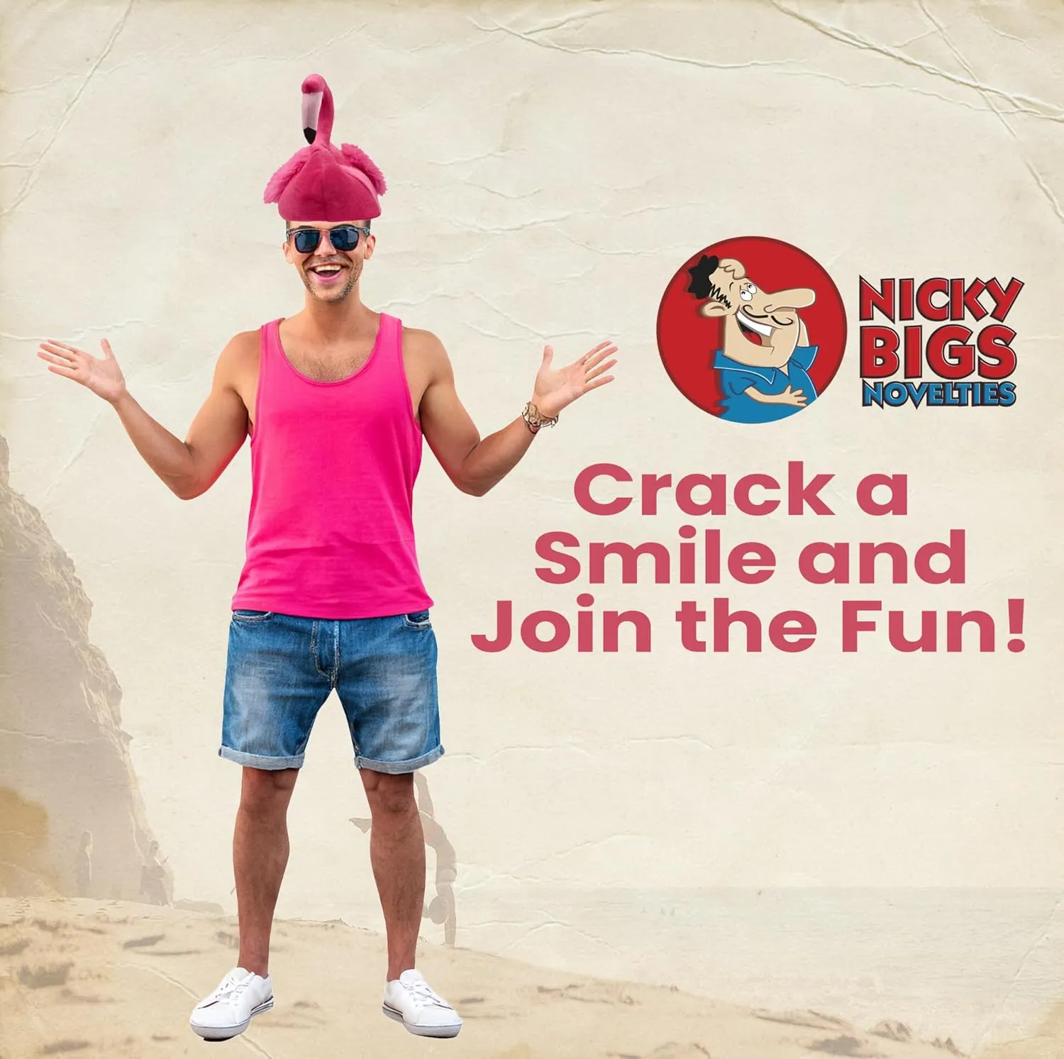 Nicky Bigs Novelties Adult Funny Plush Animal Hat Bird Themed Headwear Events Hilarious Costume for Men, Women & Teens