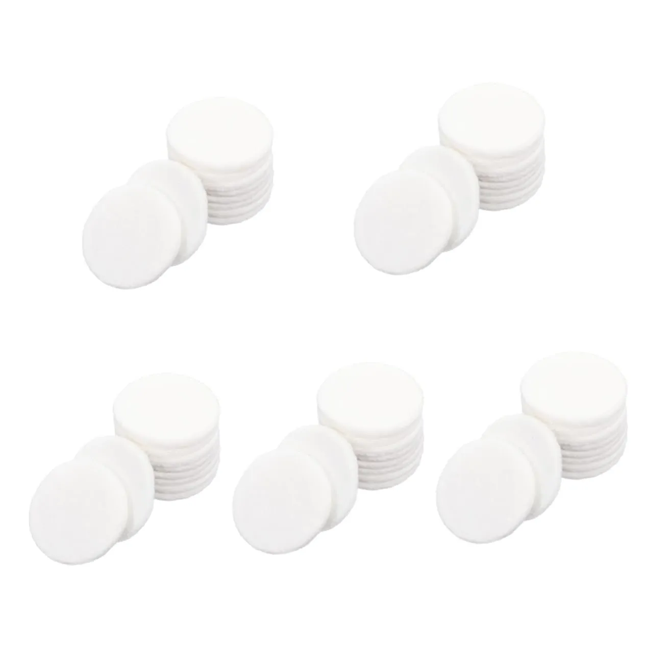NOLITOY 5sets Reusable Cotton Pads for Face Makeup Powder Puff Makeup Pads for Women 10pcs*5
