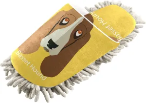 Oyihfvs Mop Slippers Shoes, Unisex Cleaning House Slippers Spa Dusting Slippers M-L