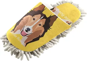 Oyihfvs Mop Slippers Shoes, Unisex Cleaning House Slippers Spa Dusting Slippers M-L