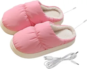 VANZACK Warm Shoes Foot Warmer and Slip Indoors Heating Files Reusable Protector Ankle with Make Electric for