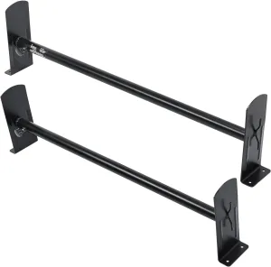 VEVOR Van Roof Ladder Rack - 35.8"-52.4" Adjustable Roof Rack, 500 LBS Capacity Alloy Steel, Drilling Mount for Minivans, Black