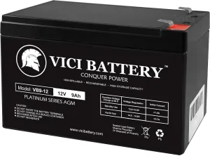VICI Battery 9Ah 12V Sealed Battery Fits Aqua Vu Marcum Vexilar 12VOLT Brand Product