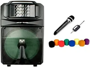 VocoPro, 1 Karaoke Club in A Box, Aux, Black, (KARATHUNDER1500P)