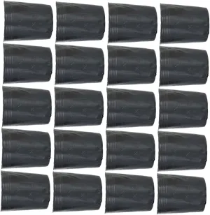 VOSAREA 300pcs Large Plant Pot 6.5x6.5cm Nutrient Bowl for Succulent Plants Flower Pot Saucers Garden Made of Plastic Drainage Holes Included
