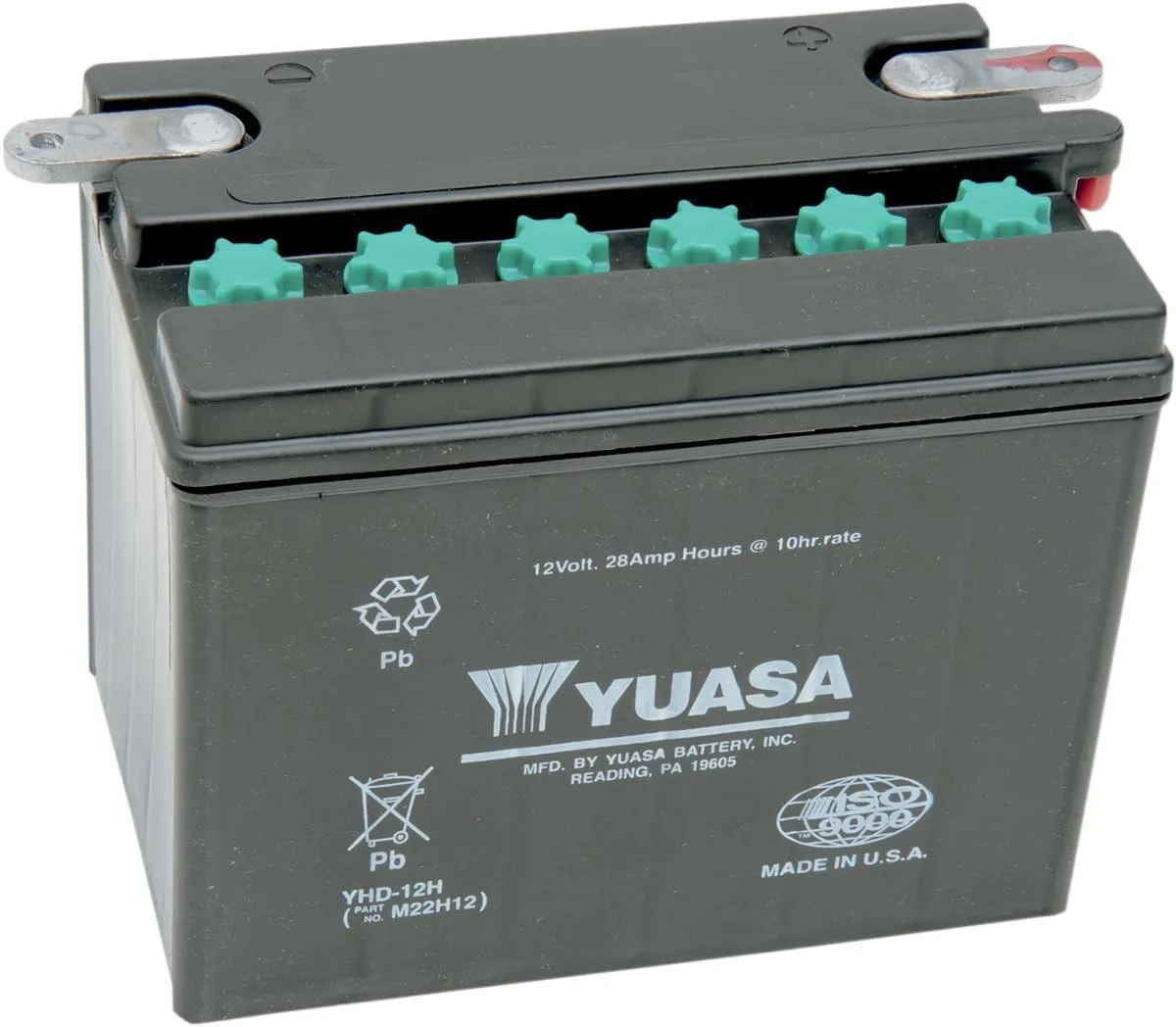 Yuasa YUAM720BHPW YTX20HL-PW Factory Activated H Series AGM Battery